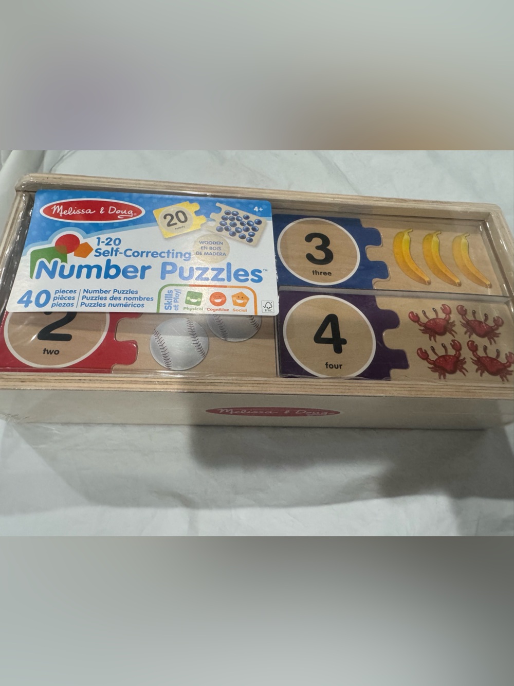Melissa & Doug Self Correcting Number Puzzle